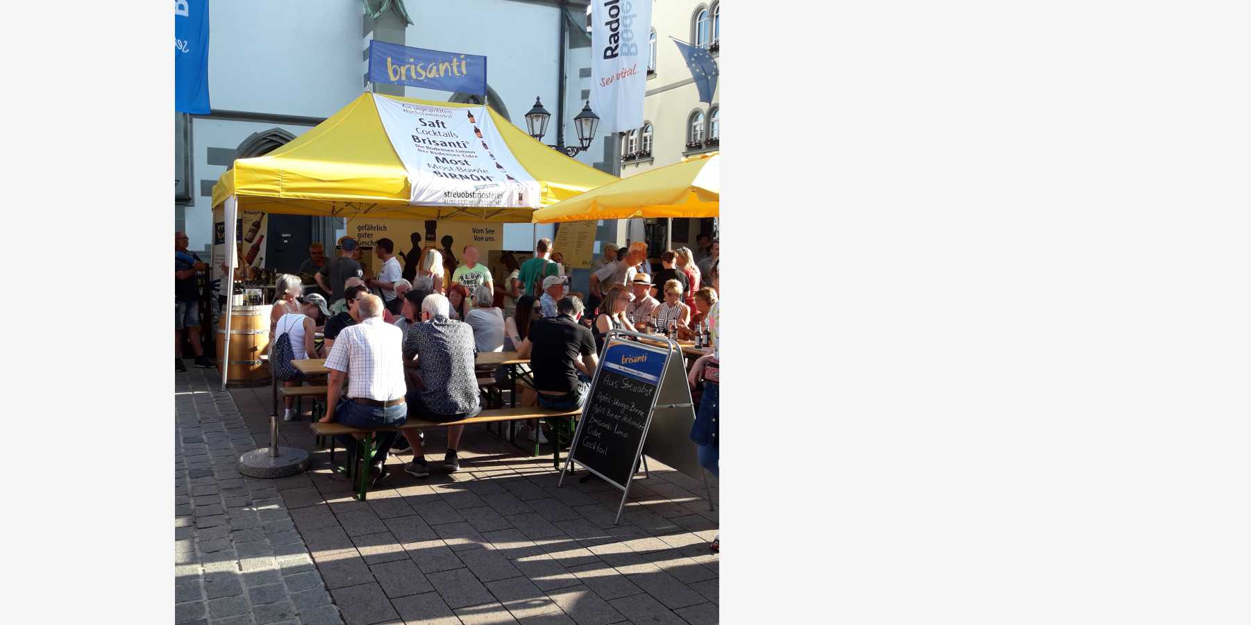 Streuobstmosterei-Stand